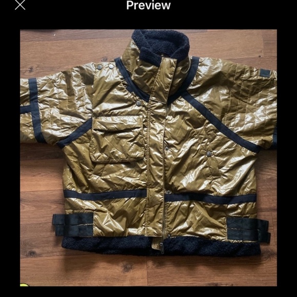 Free People Movement Vagabond Fleece Oversized Bomber. Medium - Picture 3 of 4